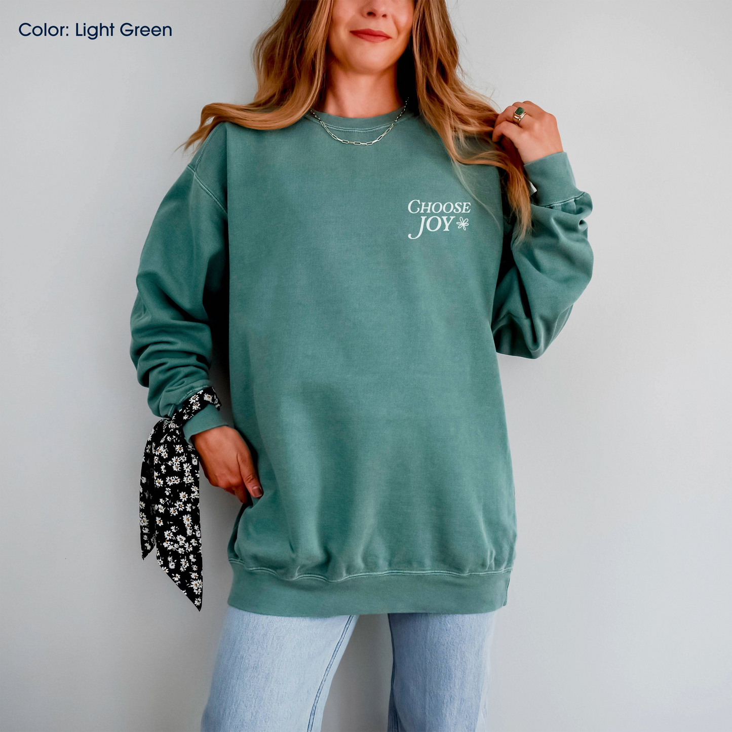 Choose Joy Embroidered Crewneck | Made-to-Order