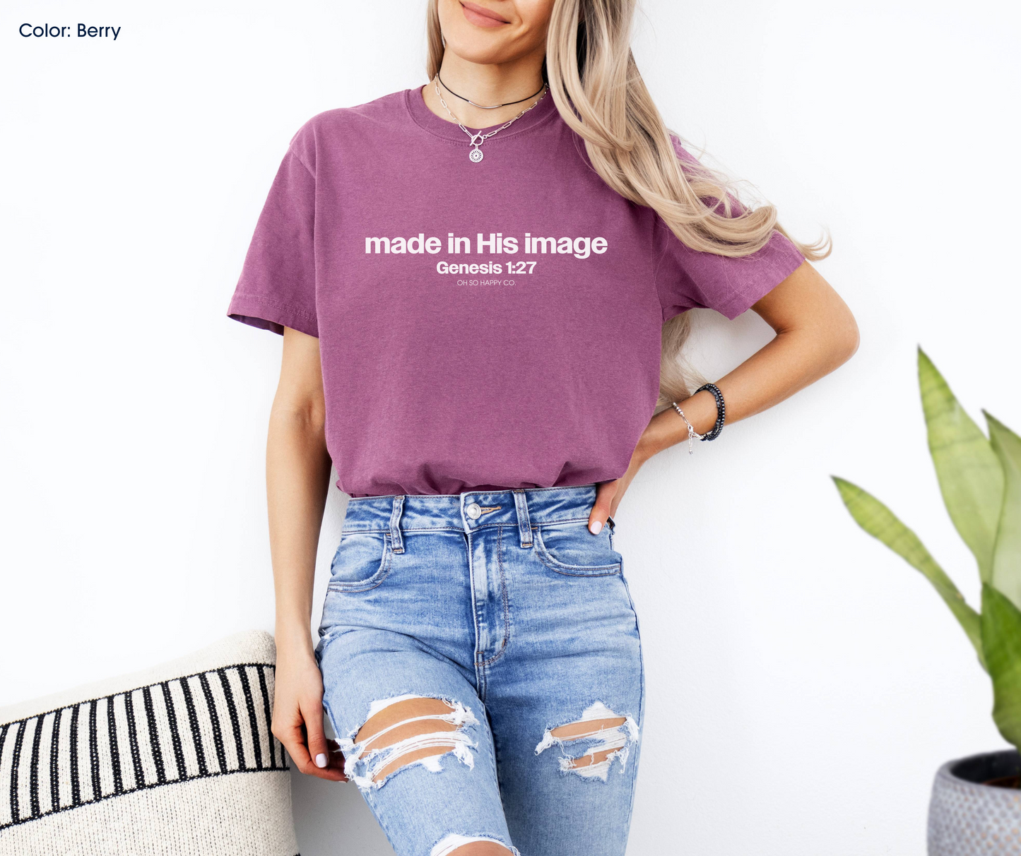 Made in His Image Tee (Genesis 1:27) | Made-to-Order