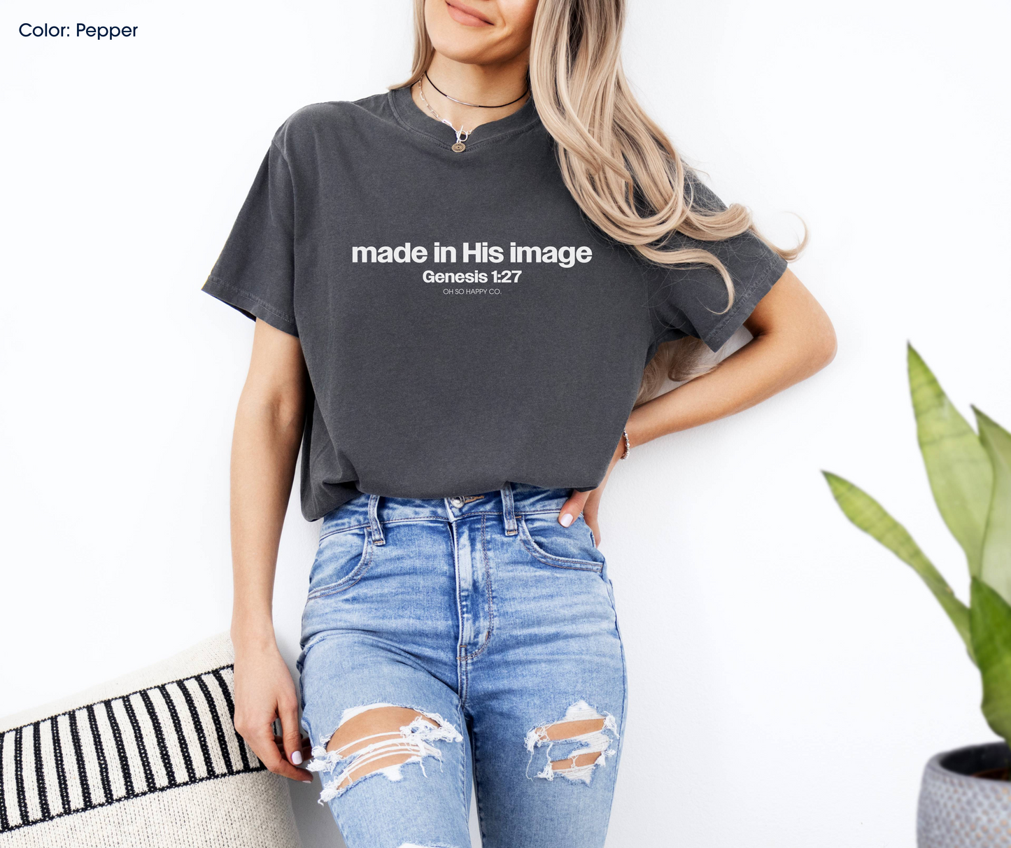 Made in His Image Tee (Genesis 1:27) | Made-to-Order