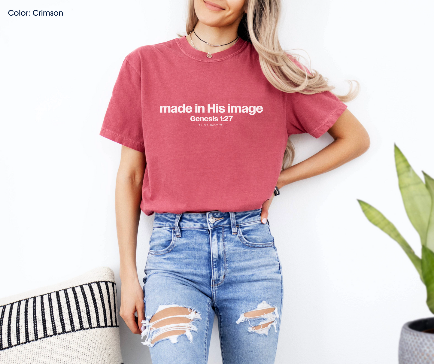 Made in His Image Tee (Genesis 1:27) | Made-to-Order