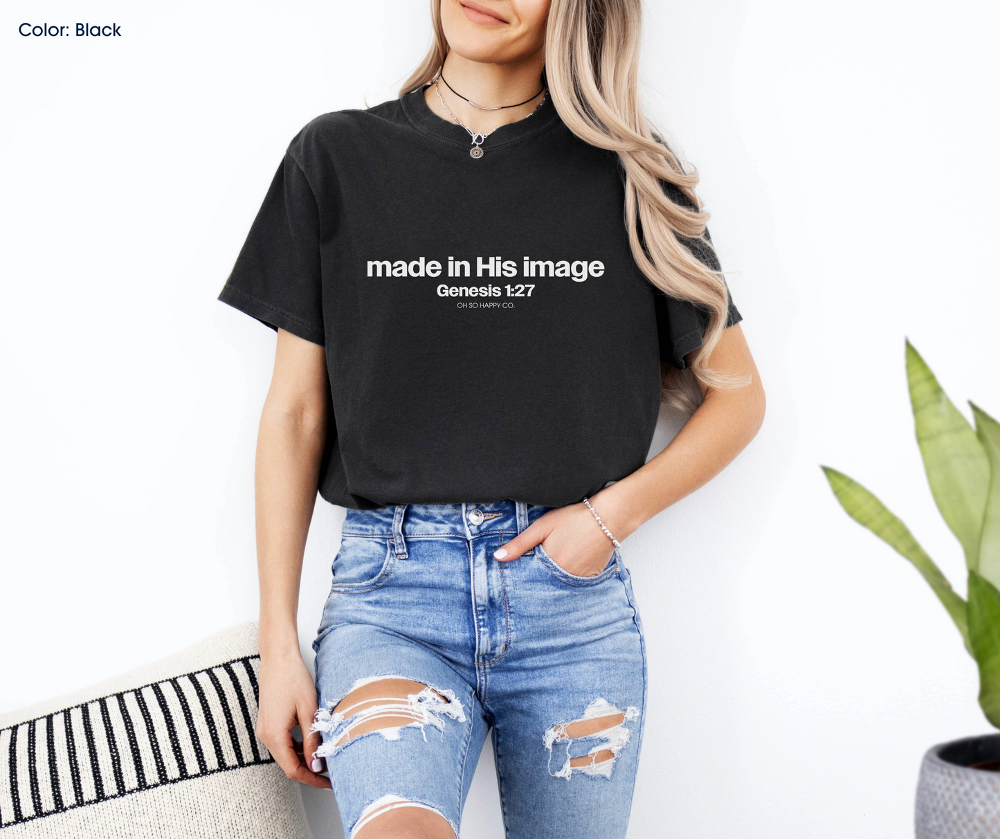 Made in His Image Tee (Genesis 1:27) | Made-to-Order