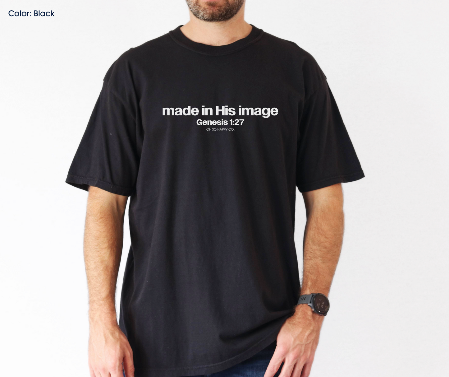 Made in His Image Tee (Genesis 1:27) | Made-to-Order