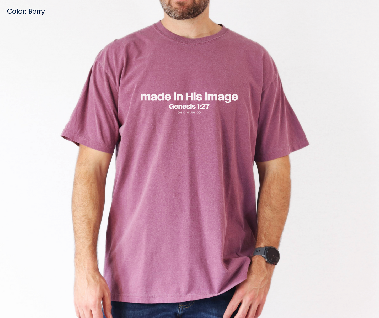 Made in His Image Tee (Genesis 1:27) | Made-to-Order