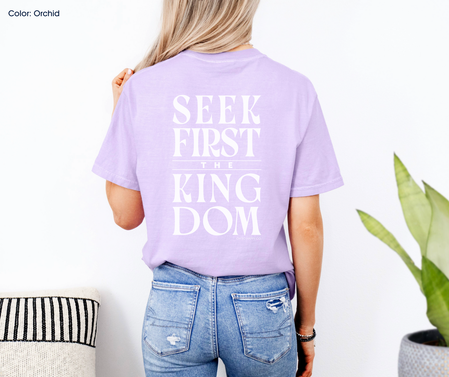 Seek First the Kingdom Tee (Matthew 6:33-34) | Made-to-Order