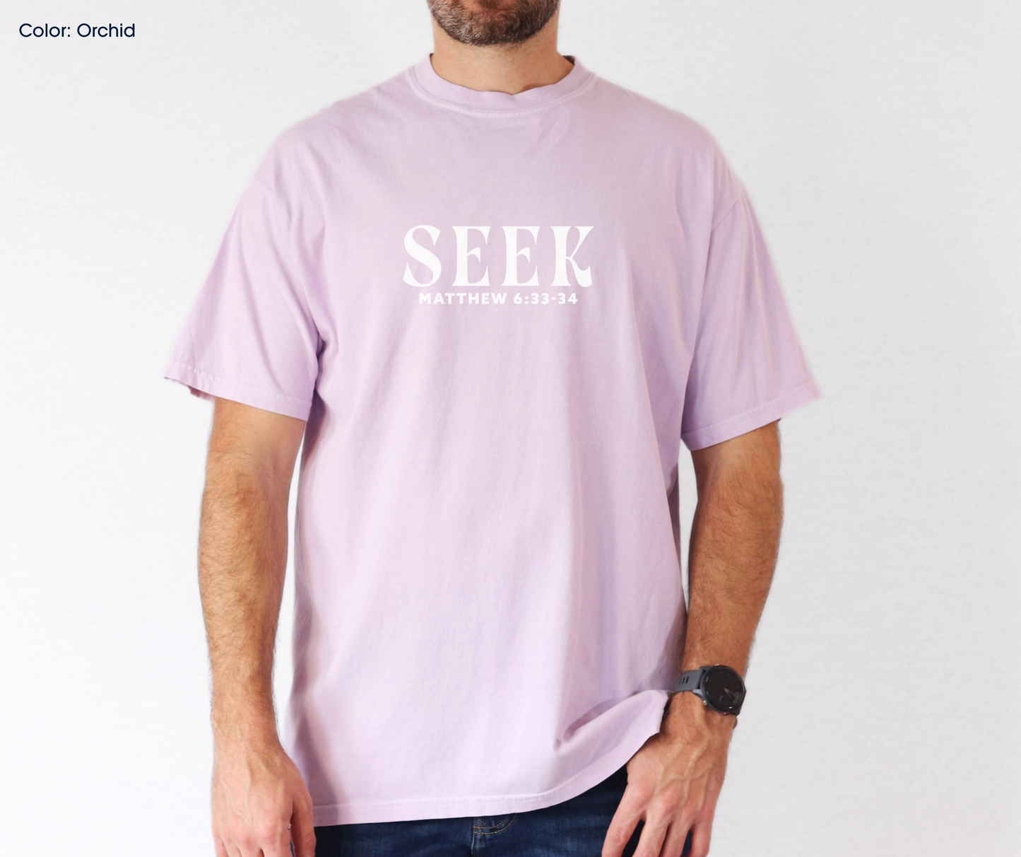 Seek First the Kingdom Tee (Matthew 6:33-34) | Made-to-Order