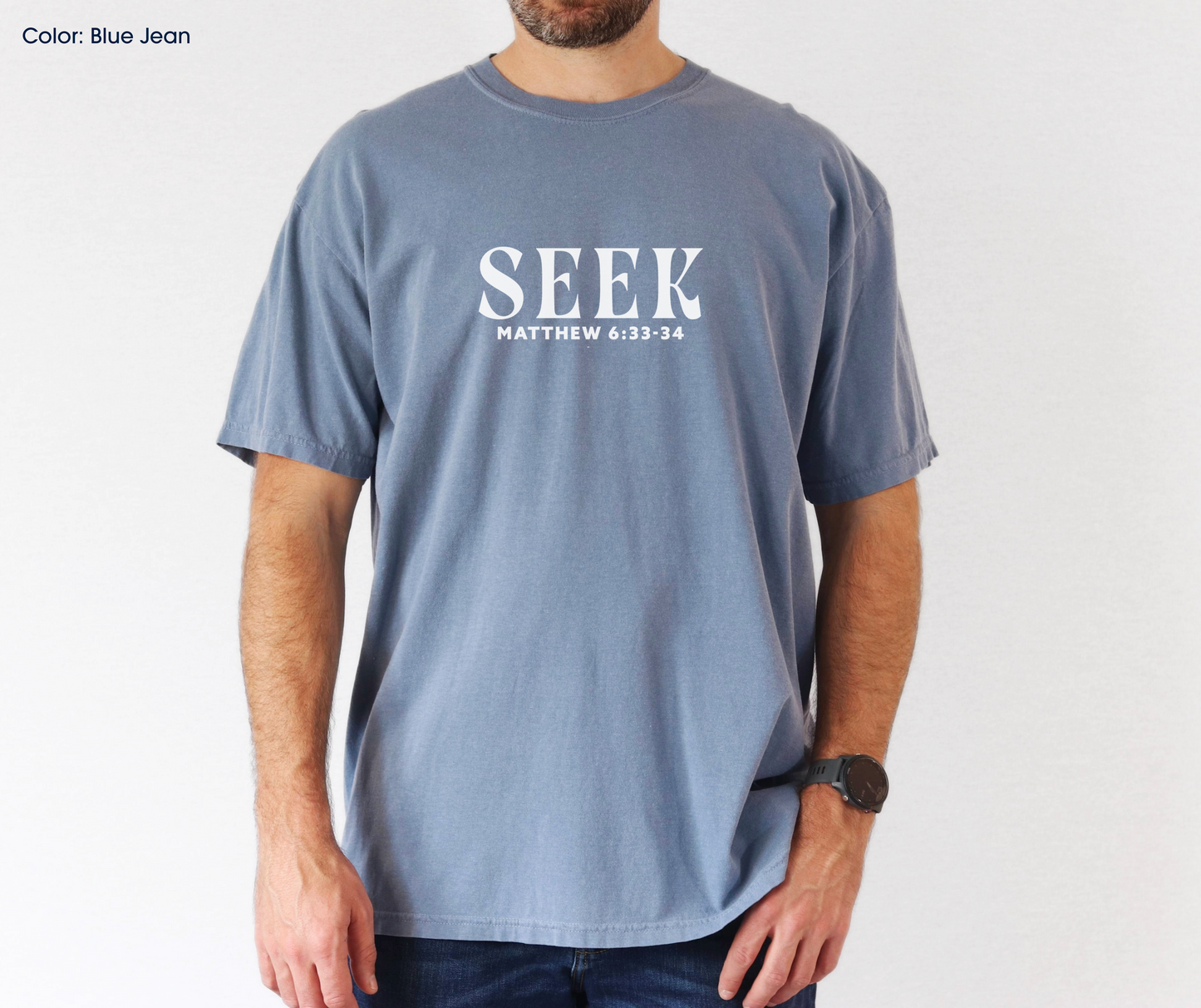 Seek First the Kingdom Tee (Matthew 6:33-34) | Made-to-Order