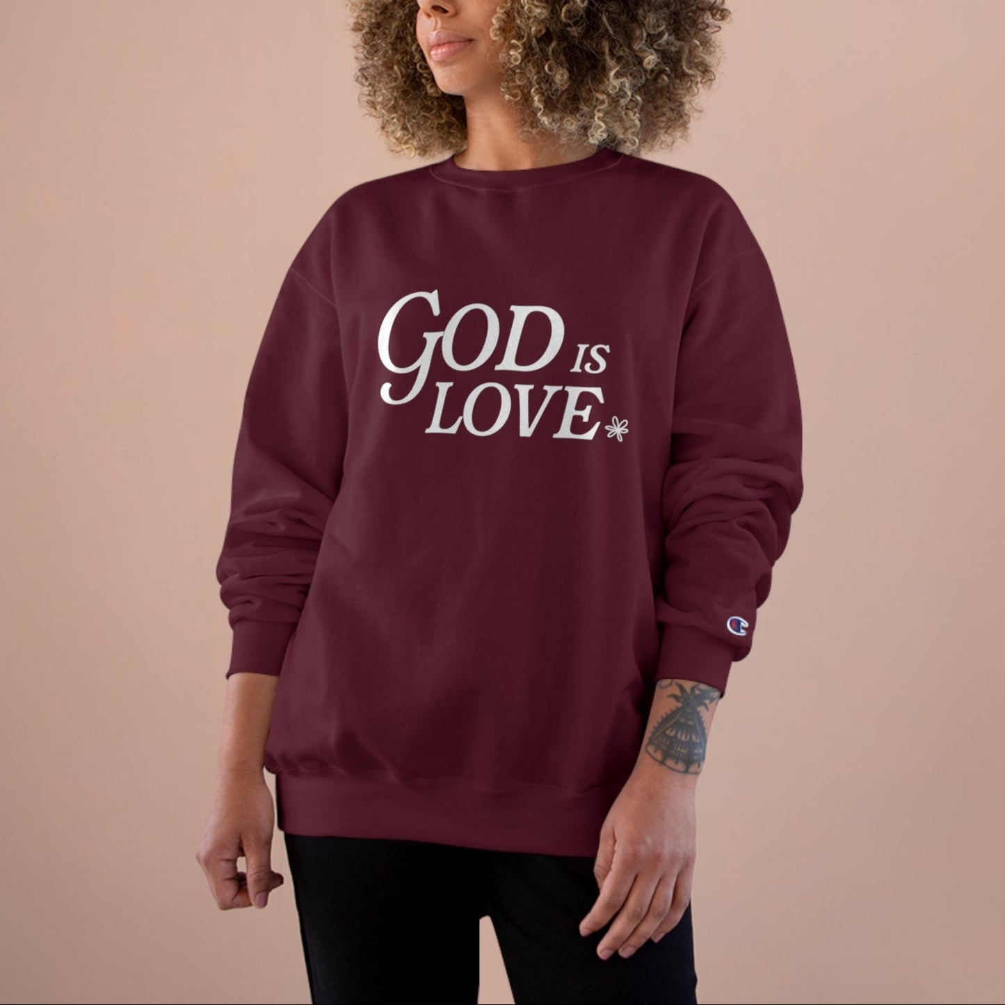 God is Love Crewneck | Made-to-Order