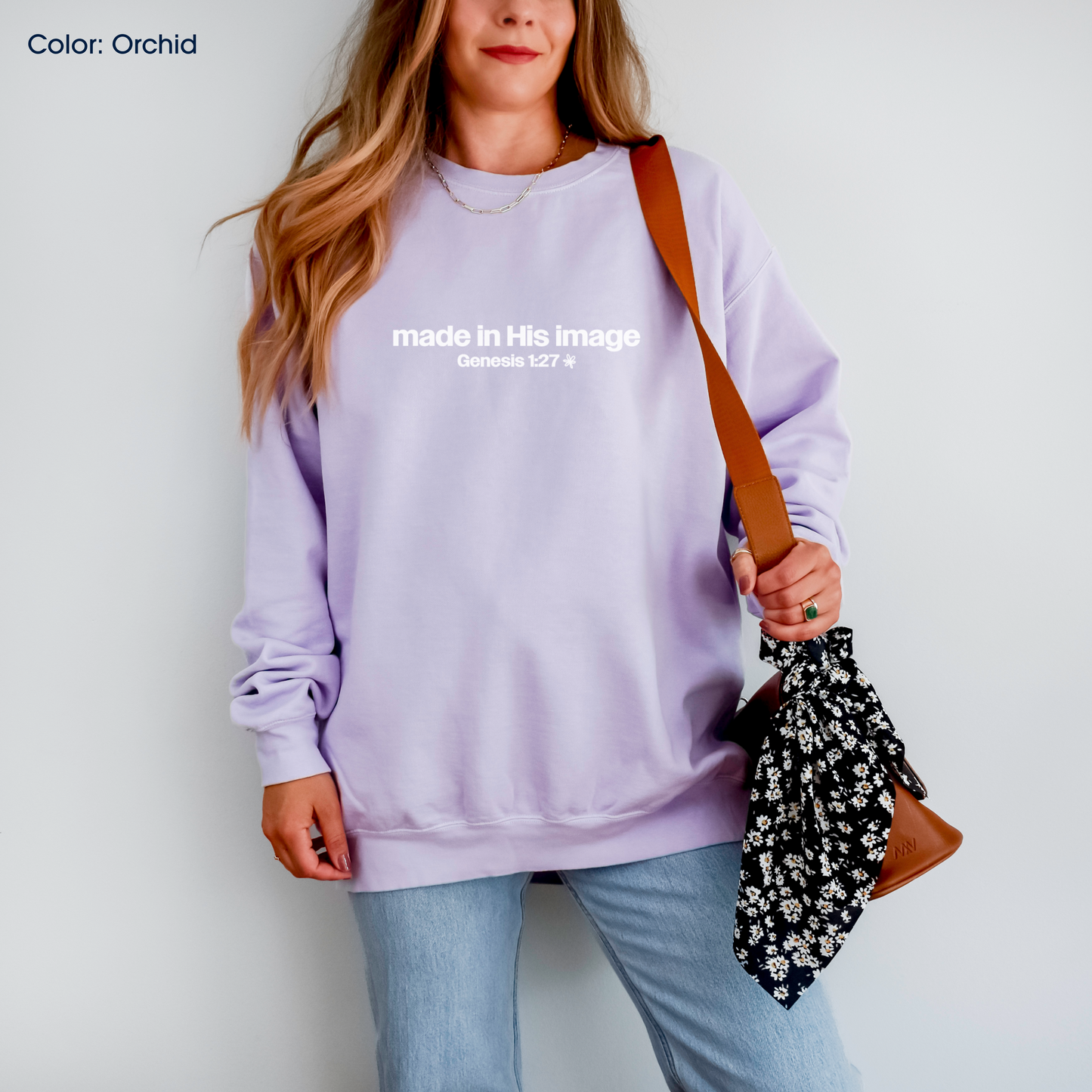 Made in His Image Crewneck (Genesis 1:27) | Made-to-Order