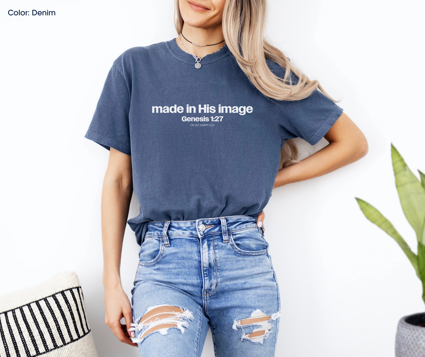 Made in His Image Tee (Genesis 1:27) | Made-to-Order