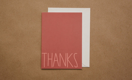 Thanks Card