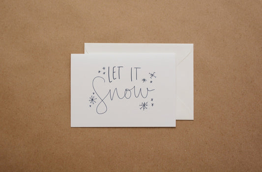 Let it Snow Card