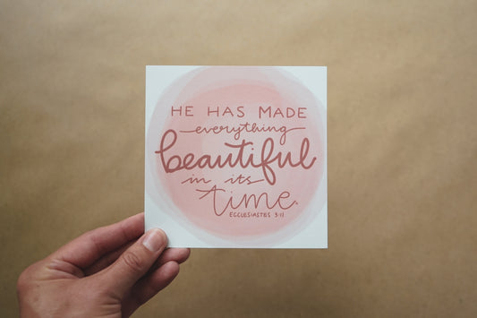 Ecclesiastes 3:11 Mini Print