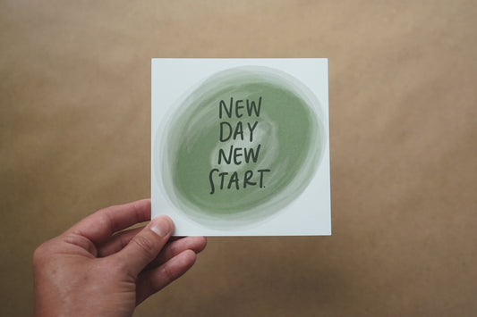 New Day New Start Mini Print