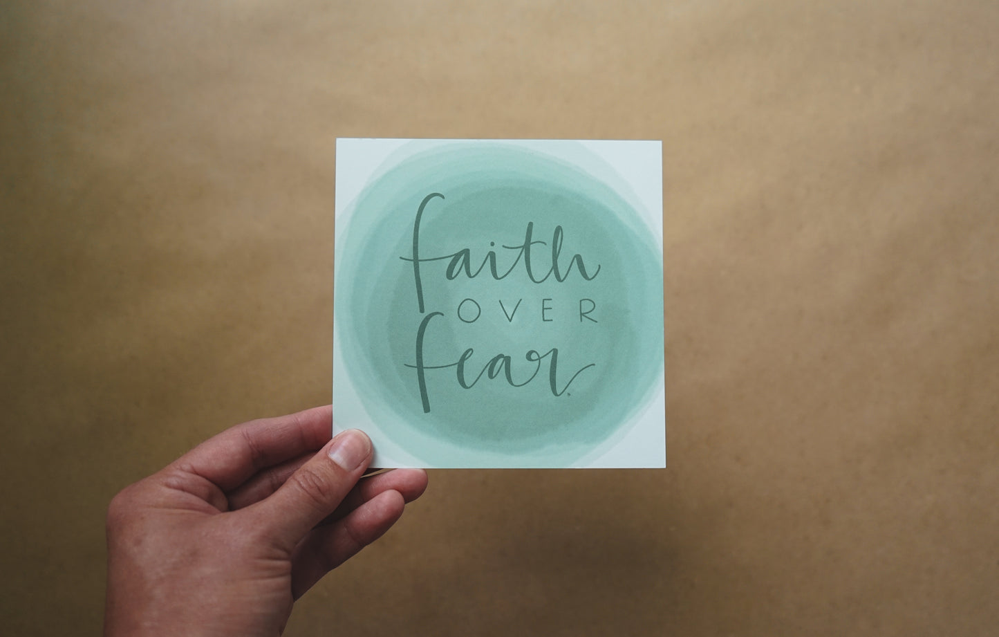 Faith Over Fear Mini Print