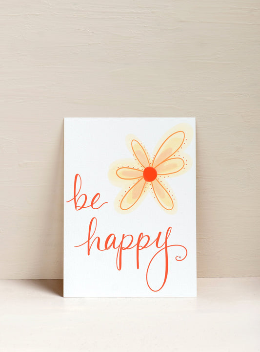 Be Happy Print