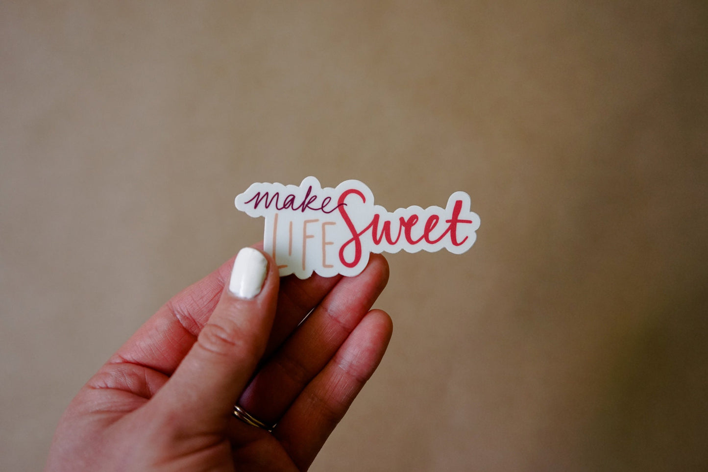 Make Life Sweet Sticker